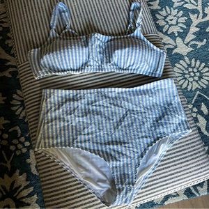 New without tags Jcrew seersucker Bikini!